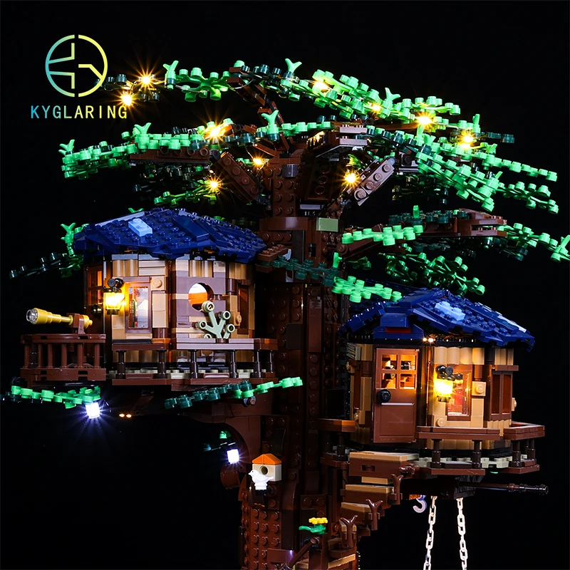 Kyglaring Set di illuminazione a Led giocattoli fai da te per 21318 idee casa sull'albero (versione Standard) blocchi che costruiscono solo Kit di illuminazione nessun modello