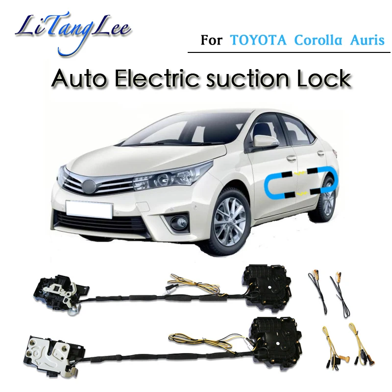 

For TOYOTA Corolla Auris E170 E180 Car Soft Close Door Latch Pass Lock Actuator Auto Electric Absorption Suction Silence Closer