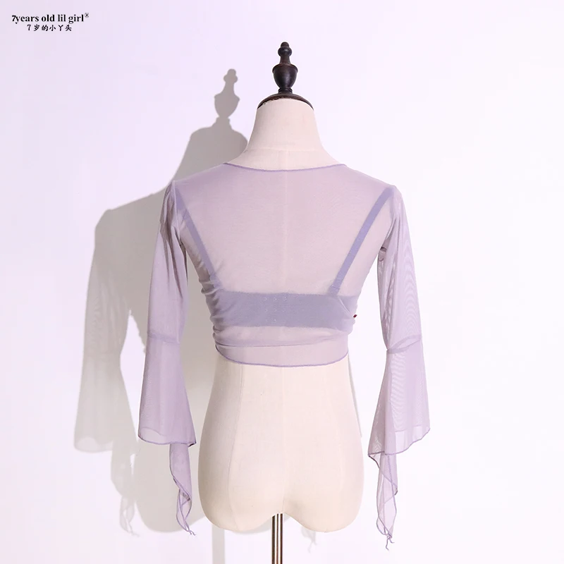 Haut de danse du ventre Transparent, Blouse évasée 7 Furcal, CF79