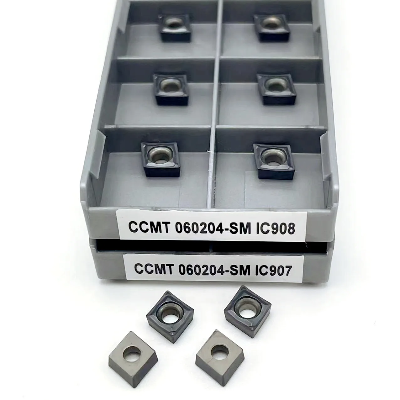 Токарные инструменты CCMT060204 SM IC908, токарные инструменты CCMT 060204, карбидная вставка, Токарный резак, инструмент токарного станка, токарная вставка