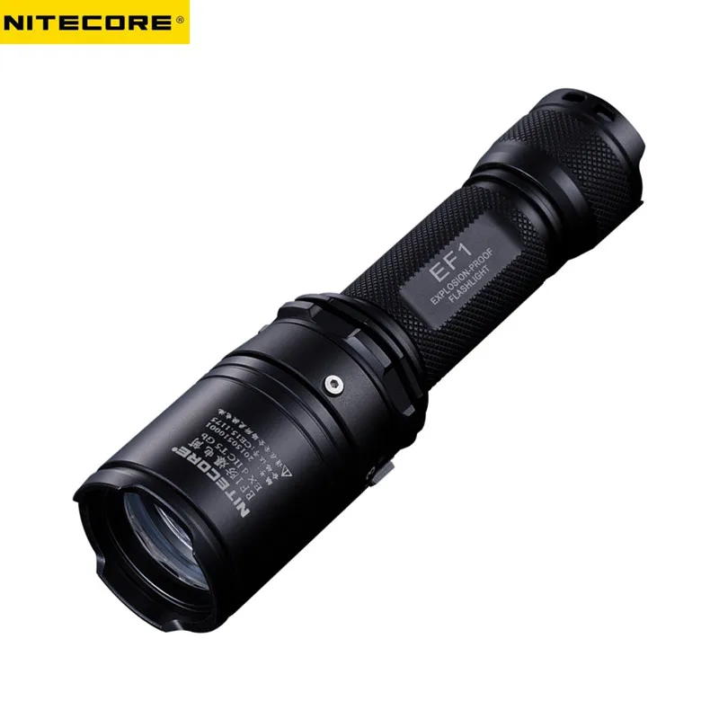 NITECORE EF1 Explosion-proof LED Flashlight  XM-L2 U3 830LM Tactical Flashlight ProTorch Ex D II C T5 Gb by 18650 Battery
