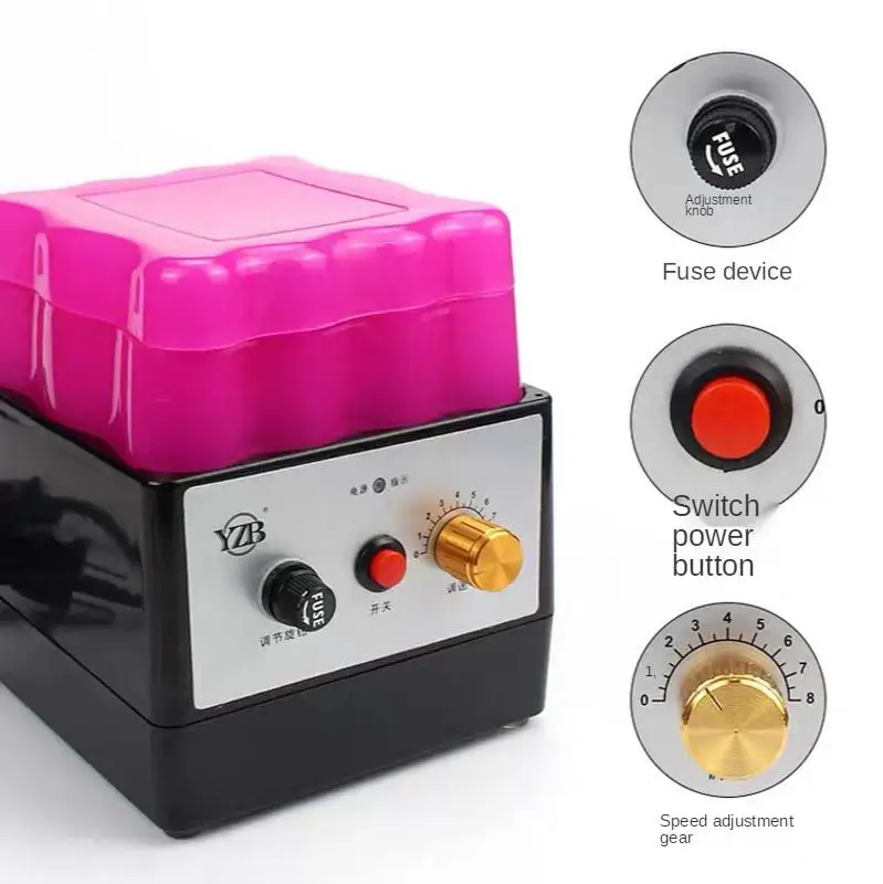 Electric Oil Side Box Side Dyer Non-Stick Oil Adjustable Speed Dyeing Deep Tooth/Pineapple Pattern Tooth Optional 220V