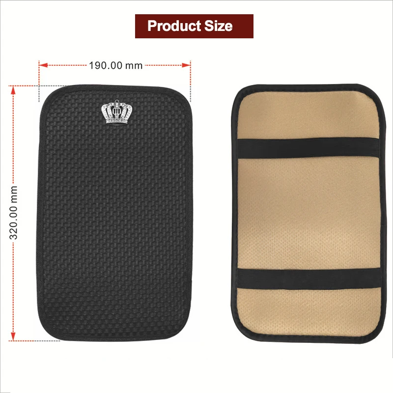 Universal Car Armrest Cove For Auto Pad Covers Seat Central Mat Storage Box Protection Cushion Case Protector Leather Mesh Cloth