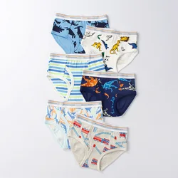 new spring autumn high quality boys cotton panties kids character underwear briefs 2-10 year teenager students 3pcs/lot