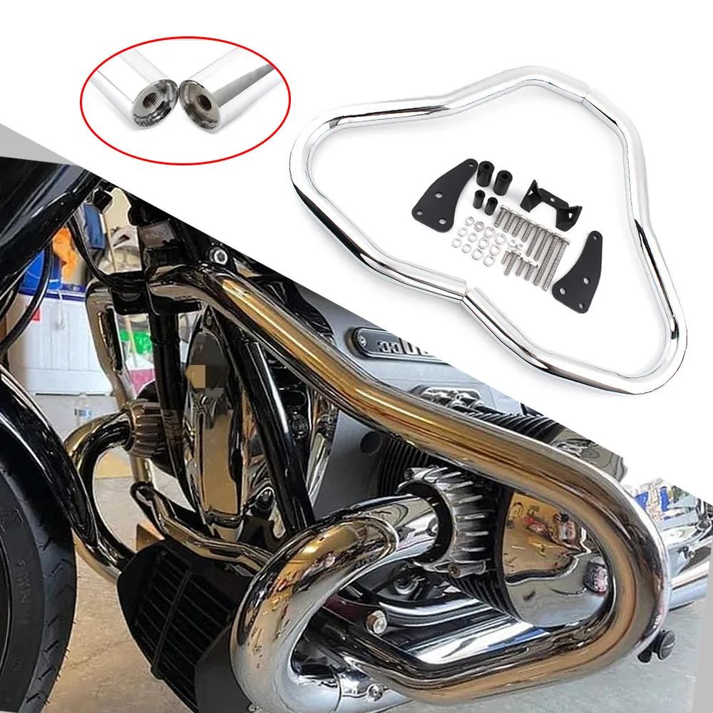 

Motorcycle Engine Highway Guard Crash Bar Bumper Frame Protection Accessories Fits For BMW 1800 R18 2020 2021 Hot Sale