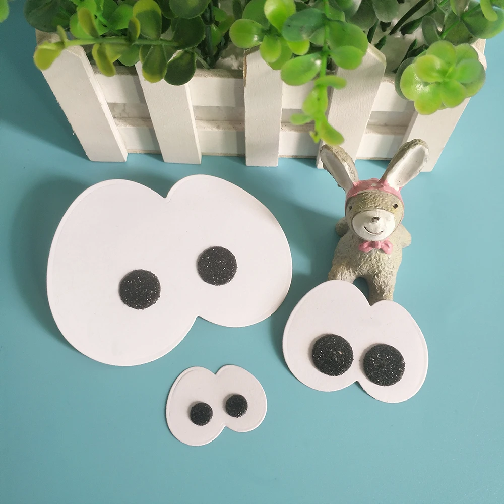 New 3-layer animal eyes cutting dies DIY scrapbook, embossed card making, photo album decoration, handmade craft