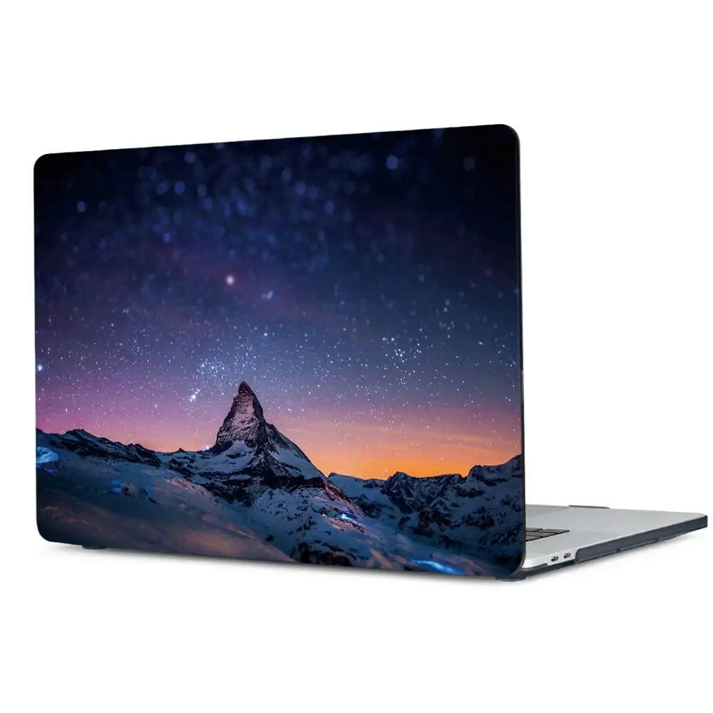 Imagem -02 - Impressão de Cristal Claro Case Duro Para2023 2023 Novo Macbook Pro Retina 13 15 A2338 A2289 A1706 A1989 Barra Toque Capa ar 13.3 Polegada