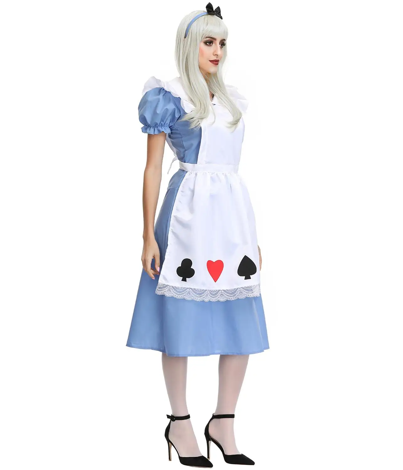 Vestido de fiesta azul de Anime de Halloween, dulce disfraz de sirvienta Lolita, sueño, Sissy Maid