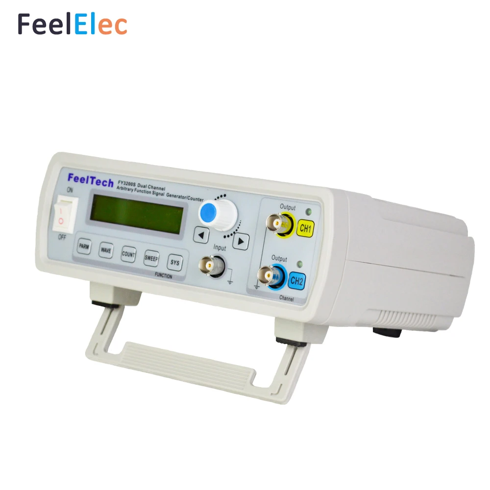 FeelElec FY3200S-24M Signal Generator Digital Control Dual-Channel DDS Function Signal Generator Frequency Meter Arbitrary