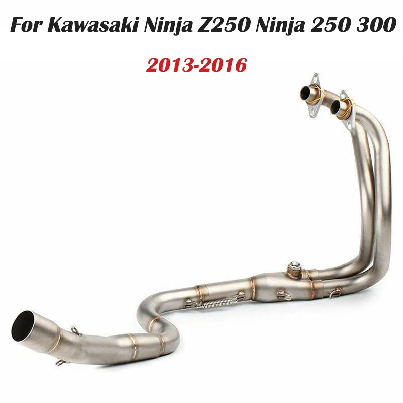 For Kawasaki Ninja 250 250R 300 2013-2016 Upgrade Motorcycle Exhaust Escape System Header Mid Tail Header Pipe Accessories