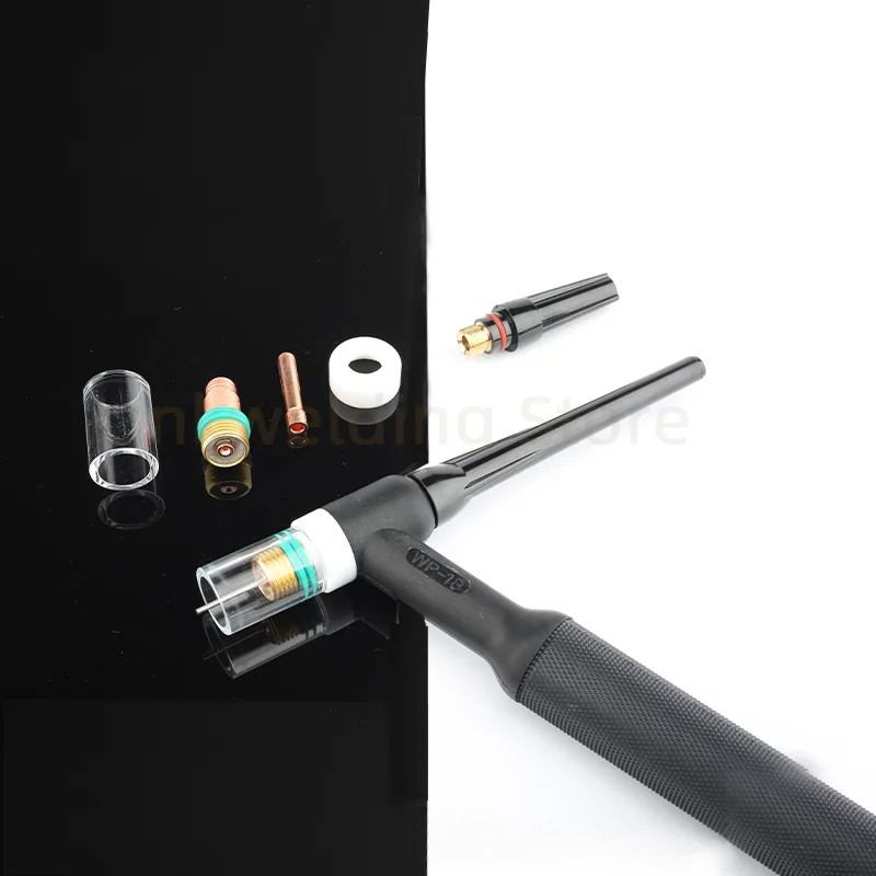 Tig welding kit gas lens Stubby Collets Body Pyrex Glass Cup for tig torch wp17/18 electrode tig wp 26 welding accessories