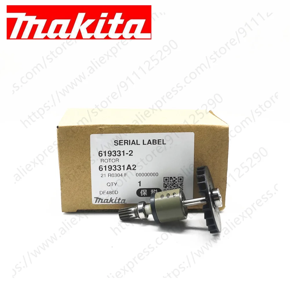 Rotor à Armature, pour Makita DHP480 DDF480 DF480 DF480D DHP480RME DHP480SYE DHP480Z 619331 – 2