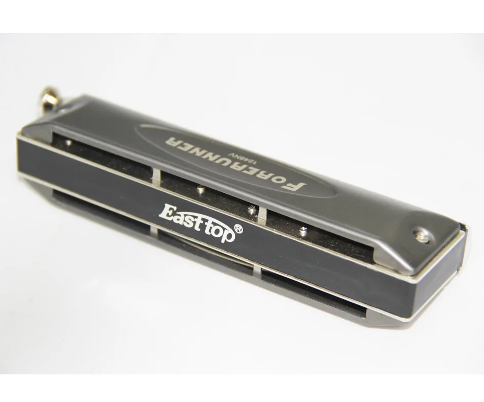 East Top Forerunner Chromatic Harmonica 12หลุม48 Tone หีบเพลงปากใหม่สไตล์ Harmonica สำหรับเครื่องเล่น,เริ่มต้น,ของขวัญ T1248NV