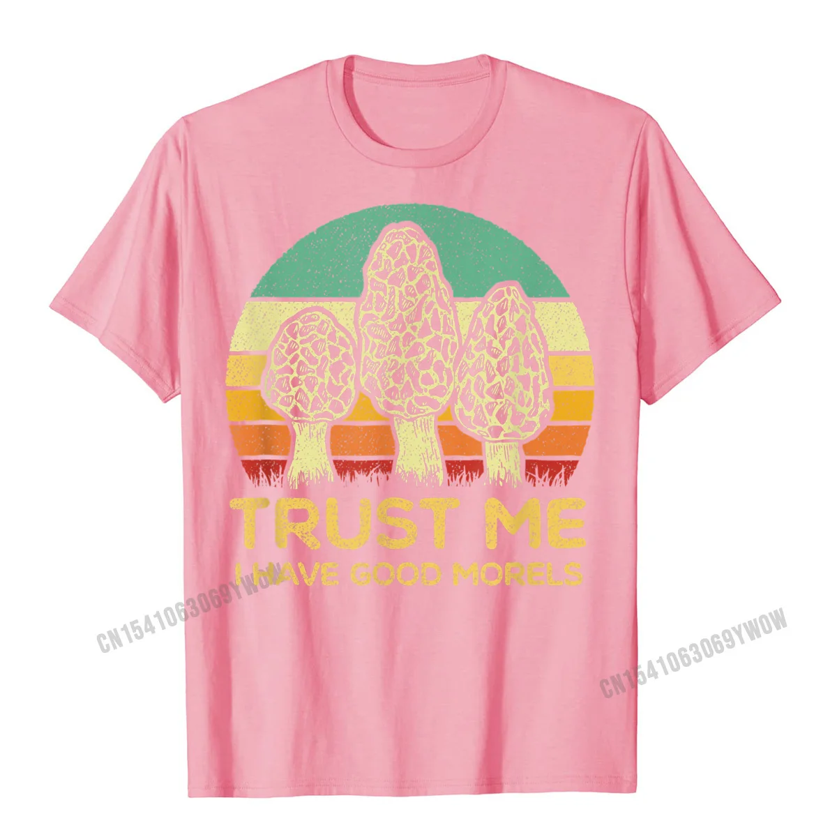 Morel Mushroom Shirt Funny Foraging Morels Hunters Tshirt T-Shirt Men Normal Tops & Tees For Students Faddish Cotton T Shirt