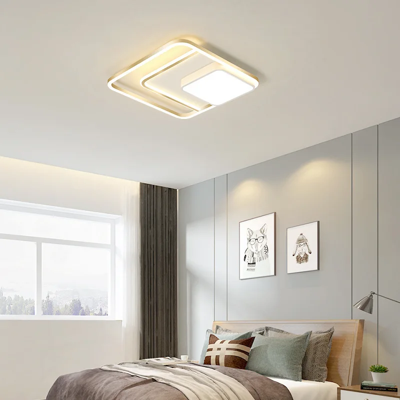 

Ultra-thin LED Ceiling Chandelier For Kitchen Bedroom Dining Room Living Room Foyer Villa Gallery Restaurant Office Indoor Lamp