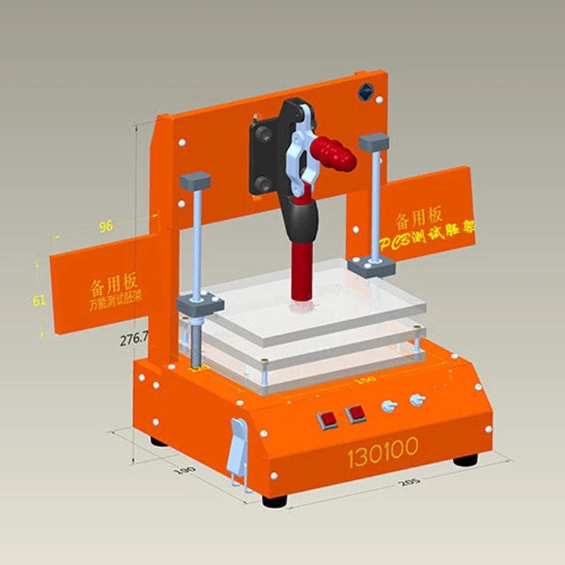 Imagem -05 - Quadro de Teste Universal Pcb Teste Jig Pcba Ferramenta Dispositivo Elétrico Teste Baquelite Fixação Teste Rack Placa Circuito Teste Fixação Pino Placa