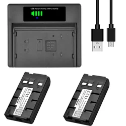 2個2100mah BN-V12U BN-V11U jvc BN-V10U、BN-V14U、BN-V15、BN-V18U、BN-V22U、BN-V24U用バッテリーled充電器