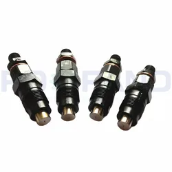 4 Pcs 2L  2LT Fuel Injector Nozzle Assy Set 23600-59105  forToyota CRESSIDA CROWN HILUX DYNA 100 HIACE 2446cc 2.4D/TD