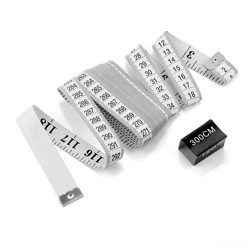 300CM/120inch Soft Measuring Tape 3M Length Multifunction PVC Durable Office School Student Stationery Measurement Ruler Tool