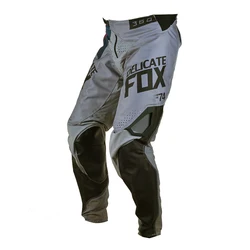 Delicate Fox-Pantalon Gris de Course de Motocross pour Homme, Vêtement de Proximité 360, Ftr, FMX, VTT, BMX, RL