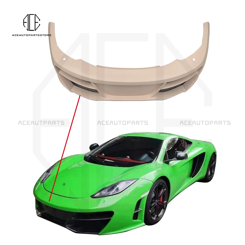 

For 2012-2014 Year Mclaren MP4 12C FRP Front Bumper Car Body Kit Change Revo Zport Style Mclaren mp4-12c Front Bar