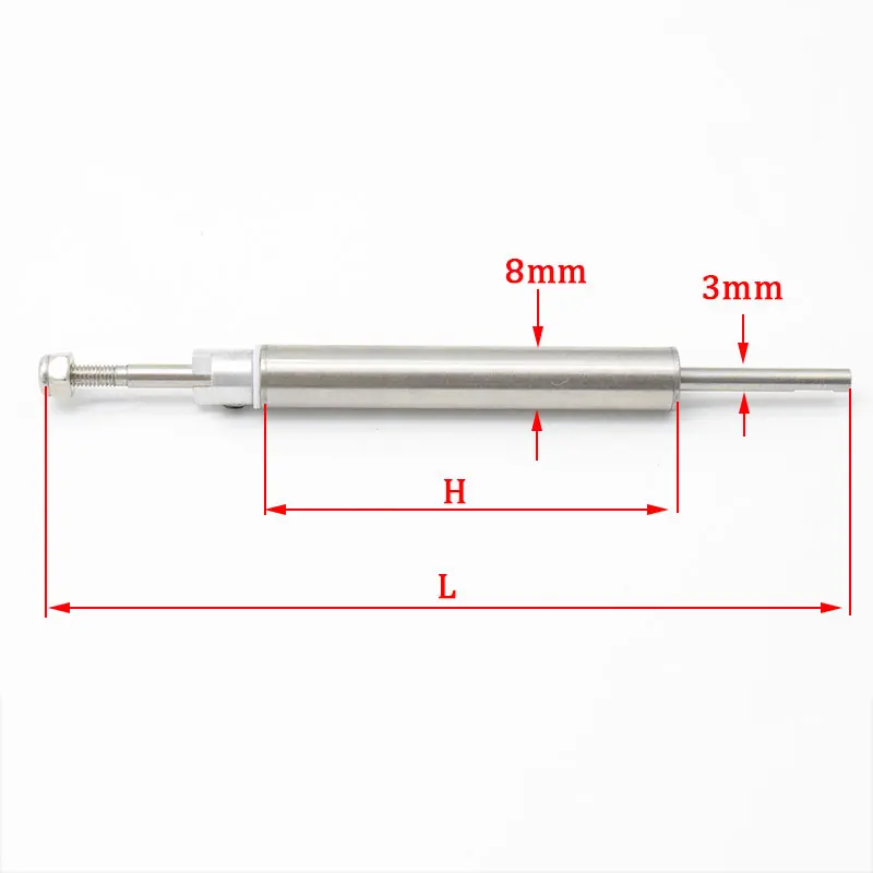 Tàu Điều Khiển Truyền Trục 3Mm Thuyền Trục Inox Ổ Trục Dài 100/150/200/250/300Mm Cho DIY Rc Mô Hình Thuyền