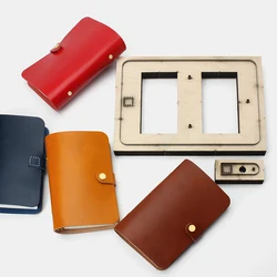 DIY leather craft A6 notebook die cutting knife mold metal hollowed punch tool blade steel template