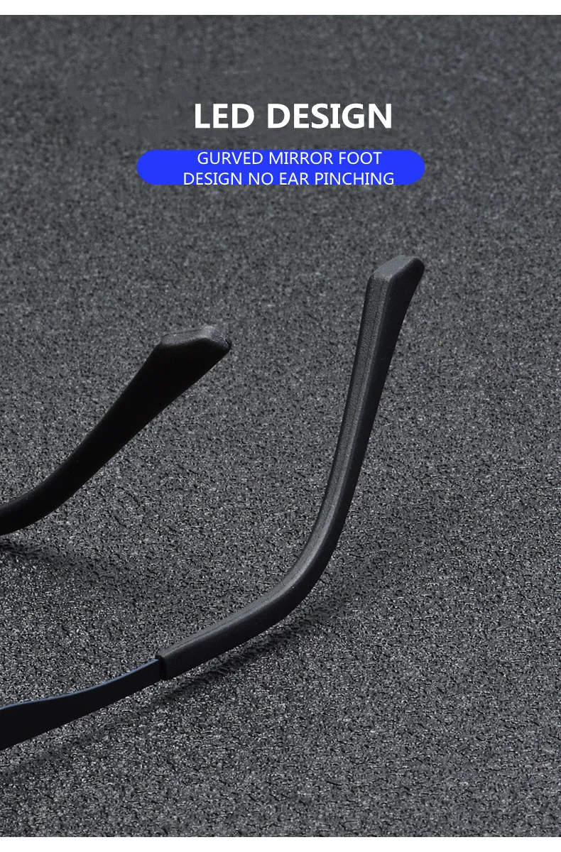 Hohe Qualität Reinem Titan Männer Anti Blau Licht Presbyopie Brillen Lesebrille mit Dioptrien + 1,0 + 1,5 + 2,0 + 2,5 + 3,0 + 3,5 + 4,0 – Detail 6