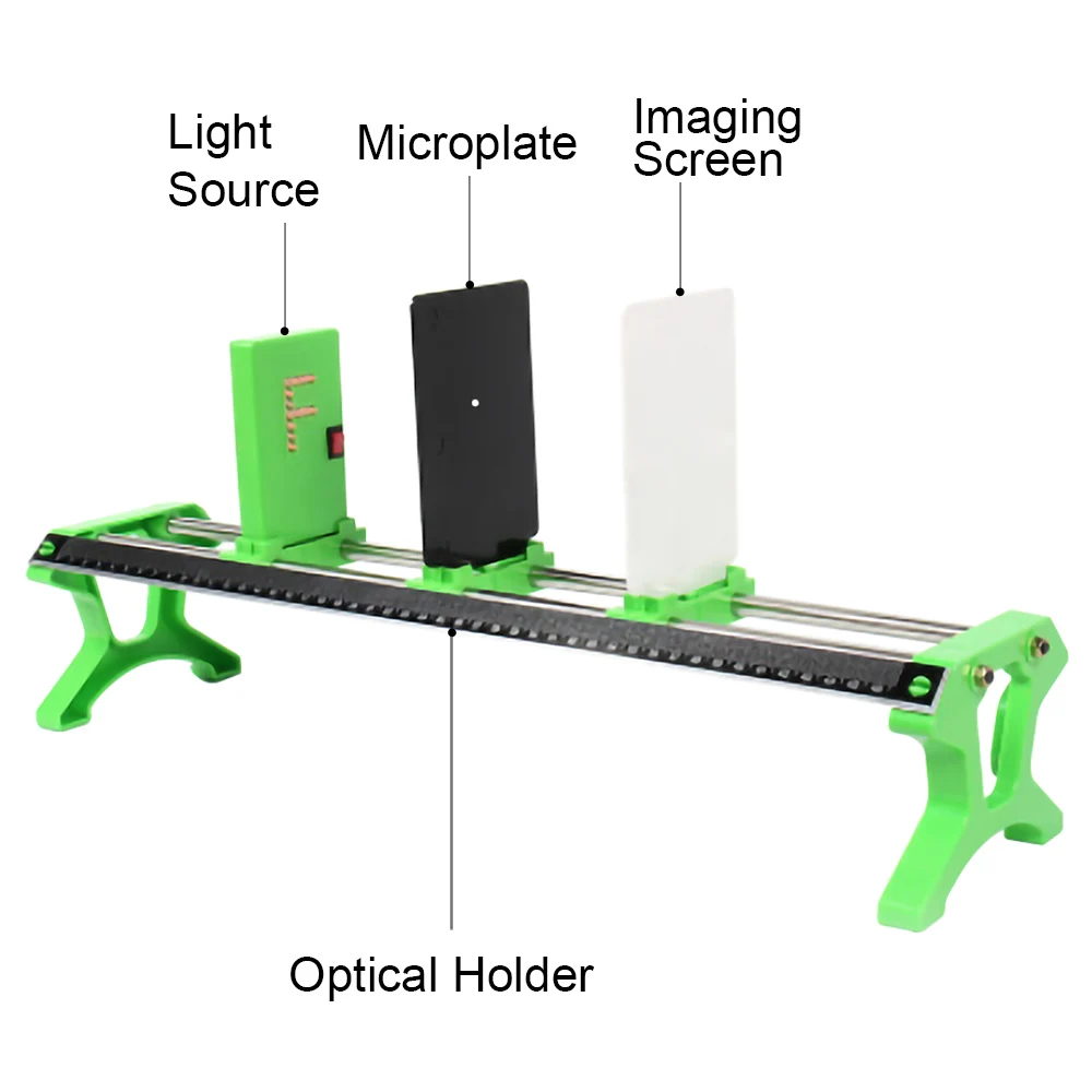 Set di esperimenti di ottica fisica esperimento di imaging a foro stenopeico esperimento RGB vari esperimenti ottici insegnamento dimostrazione fai