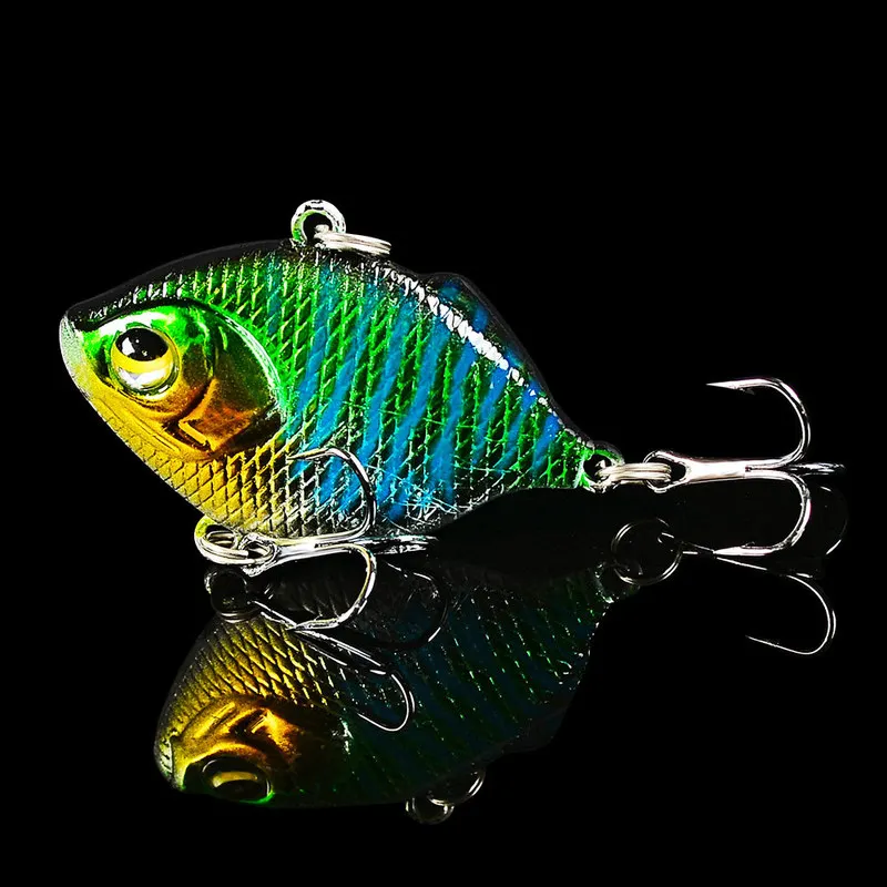 1 PCS Metal VIB Blade Glow Cicada Lure 4.5cm/8.5g Sinking Tail Spinner Baits Bibe For Bass Pike Perch Fishing