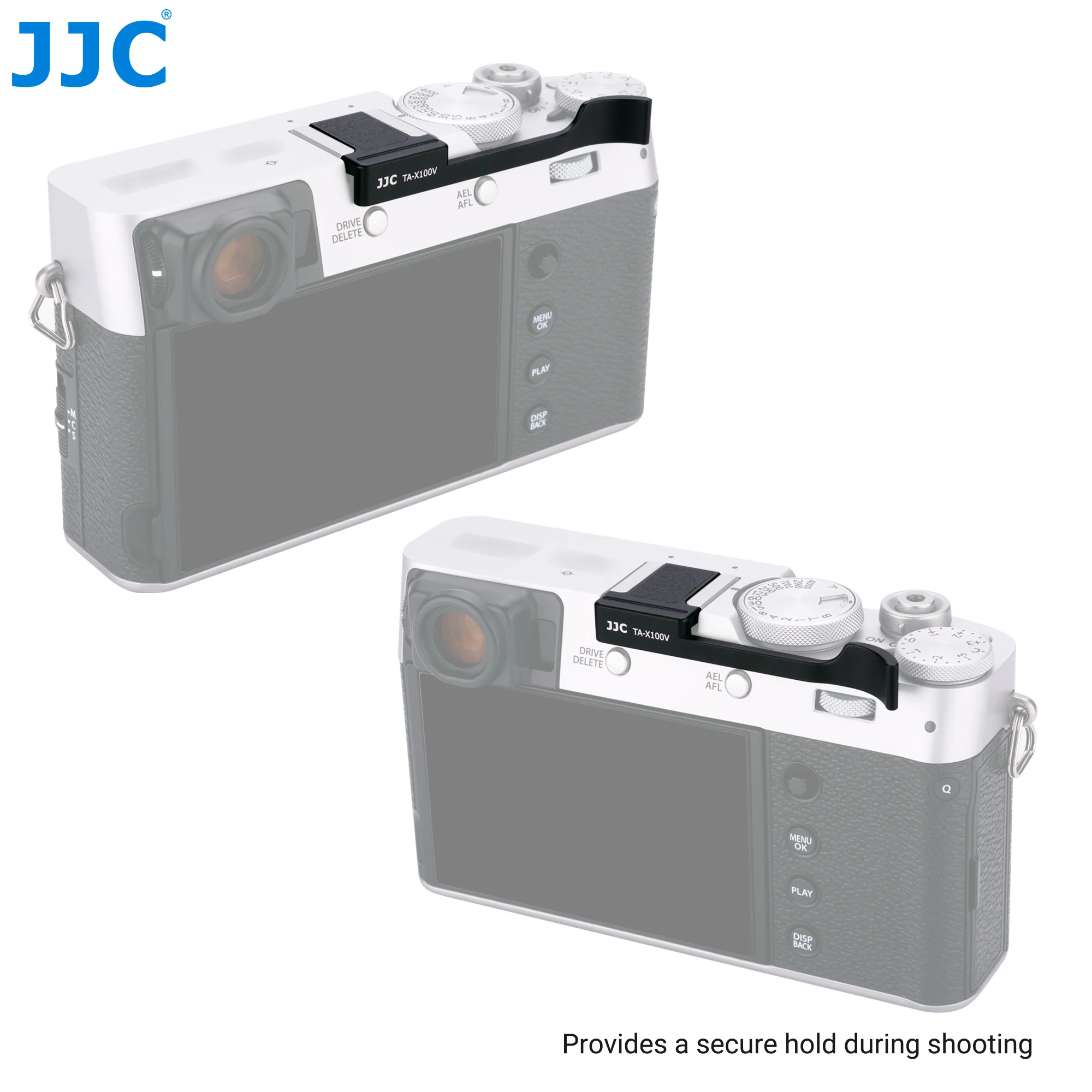 JJC الإبهام قبضة قبضة اليد حامل معدني حامي ملحقات الكاميرا ل فوجي فوجي فيلم X100VI X100V X100F X100T XE3 XE4 X E3 E4