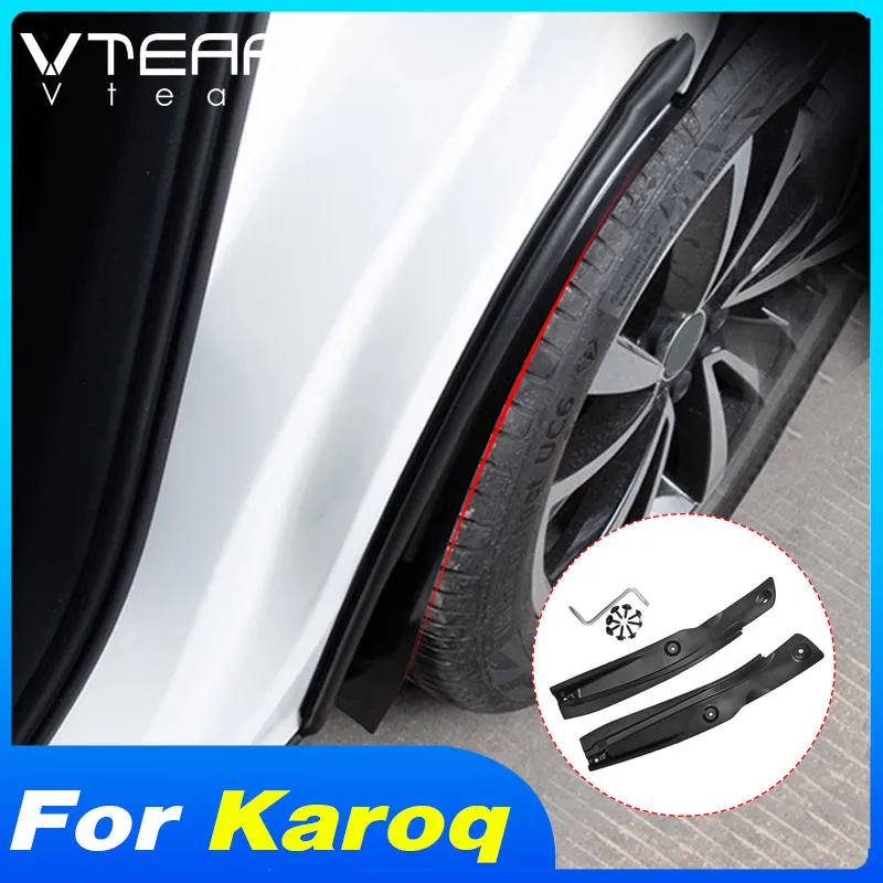 

Vtear Car Mudguard Anti Dirt Cover Rear Tire Mat Mudflaps Fender Exterior Decoration Accessories For Skoda Karoq 2022 2023 2024