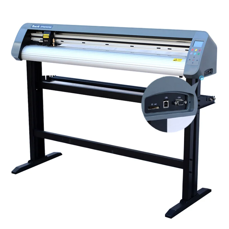 Vinyl Cutting Plotter 4ft Automatic Contour Reflective Sheet Cutting Plotter Teneth Th1300A 2Mm Vynil Cutter Plotter