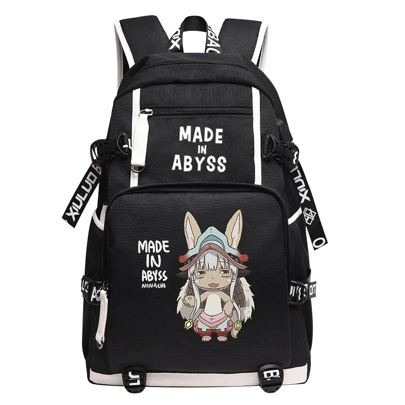 Anime Backpack Made In Abyss Nanachi Backpacks School Bags Bookbag Men Women Laptop Shoulder Bags