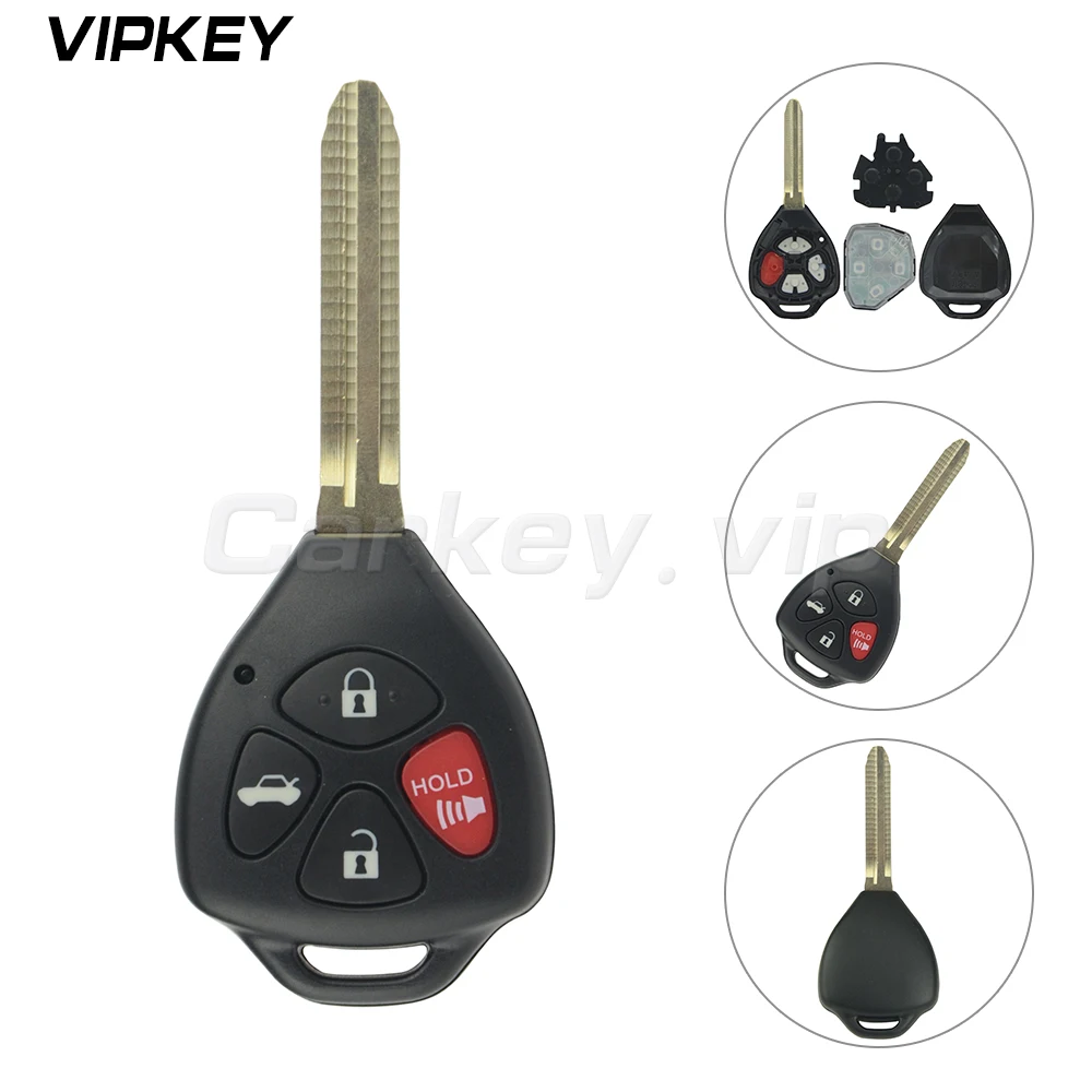 

Remotekey TOY43 315Mhz 4 Button Remote Key Fob ID67 Chip G Chip For Toyota Camry 2007-2010 HYQ12BBY Car Auto Remote Key Contol