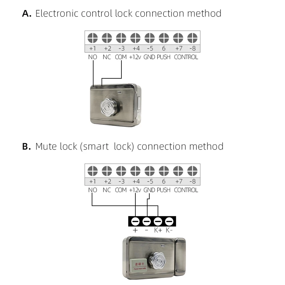 Jeatone DC 5V Access Control Power Supply Switch 5A Time Delay Adjustable AC100V-260V Input NO/NC Output Video Intercom