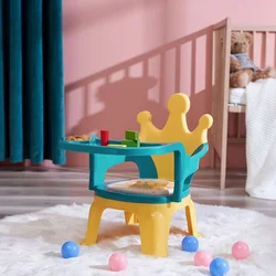 LazyChild Kinder Stuhl Baby Esszimmer Stuhl Kindergarten Hocker Rückenlehne Stuhl Crown Bär Esszimmer Stuhl 2023 Neue Dropshipping