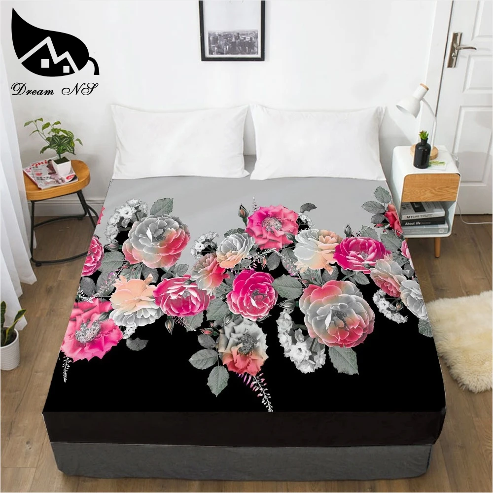 Imagem -06 - Sonho Ns-scenic Rose Conjunto de Cama 3d Lixar Padrão Flor Colcha Cama Pillow Case Duvet Cover Grupo Novo