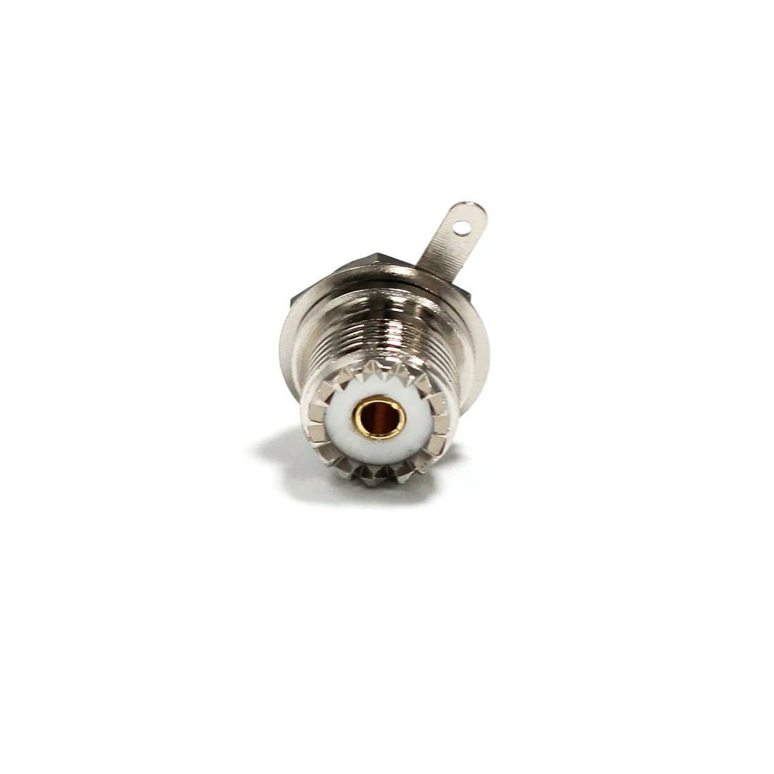 2pcs UHF Female Jack SO239 RF Coax Connector Straight With Nut Solder Cup Nickelplated Welding Terminal NEW Wholesale