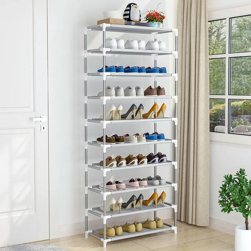 Simple Shoe Rack Nonwoven Fabric Shoe Storage Cabinet Space-saving Home Hallway Shoe Organizer Shelf Stand Holder Shoe Cabinet