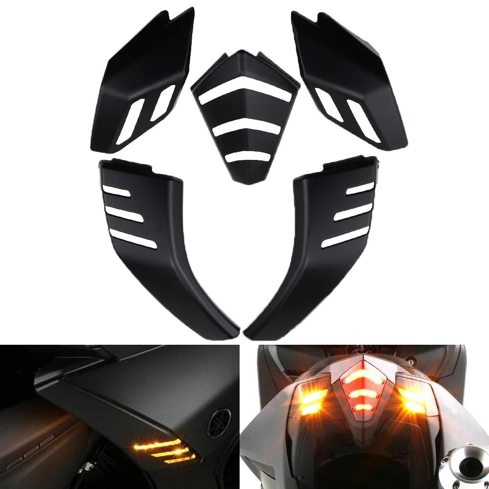 

For TMAX530 T-MAX 530 2012-2016 13 14 15 Motorcycle Turn Signal Light Cover Front Rear Tail Shell Flashing Light Cover Cap