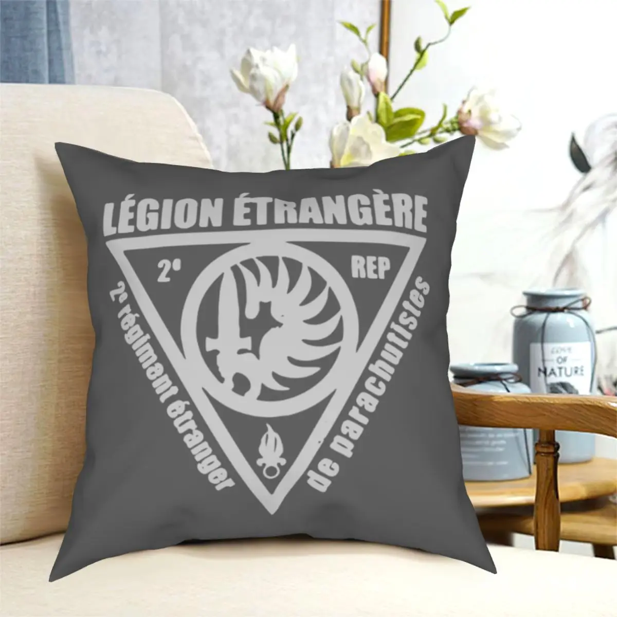 French Foreign Legion Pillow Case Legion Etrangere Legio Patria Nostra Cushion Covers Decorative Pillowcover for Car 18\'