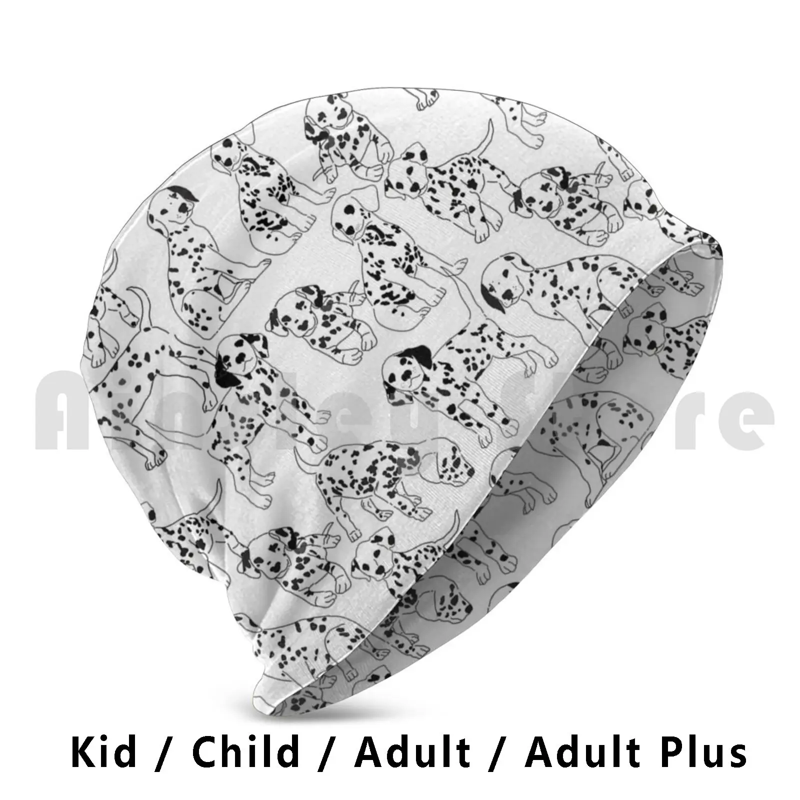 Dalmatian Party Beanies Pullover Cap Comfortable Dalmatian Dog Puppy Pet Dog Lovers Love Dogs Animals Dalmatian I