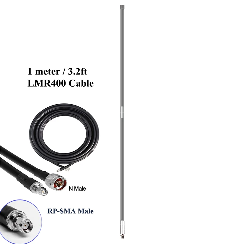 Imagem -05 - Lorawan-antena de Hélio para Hotspot Mining Booster 915mhz 15dbi 7.2ft Hélio Hnt Us915 ca