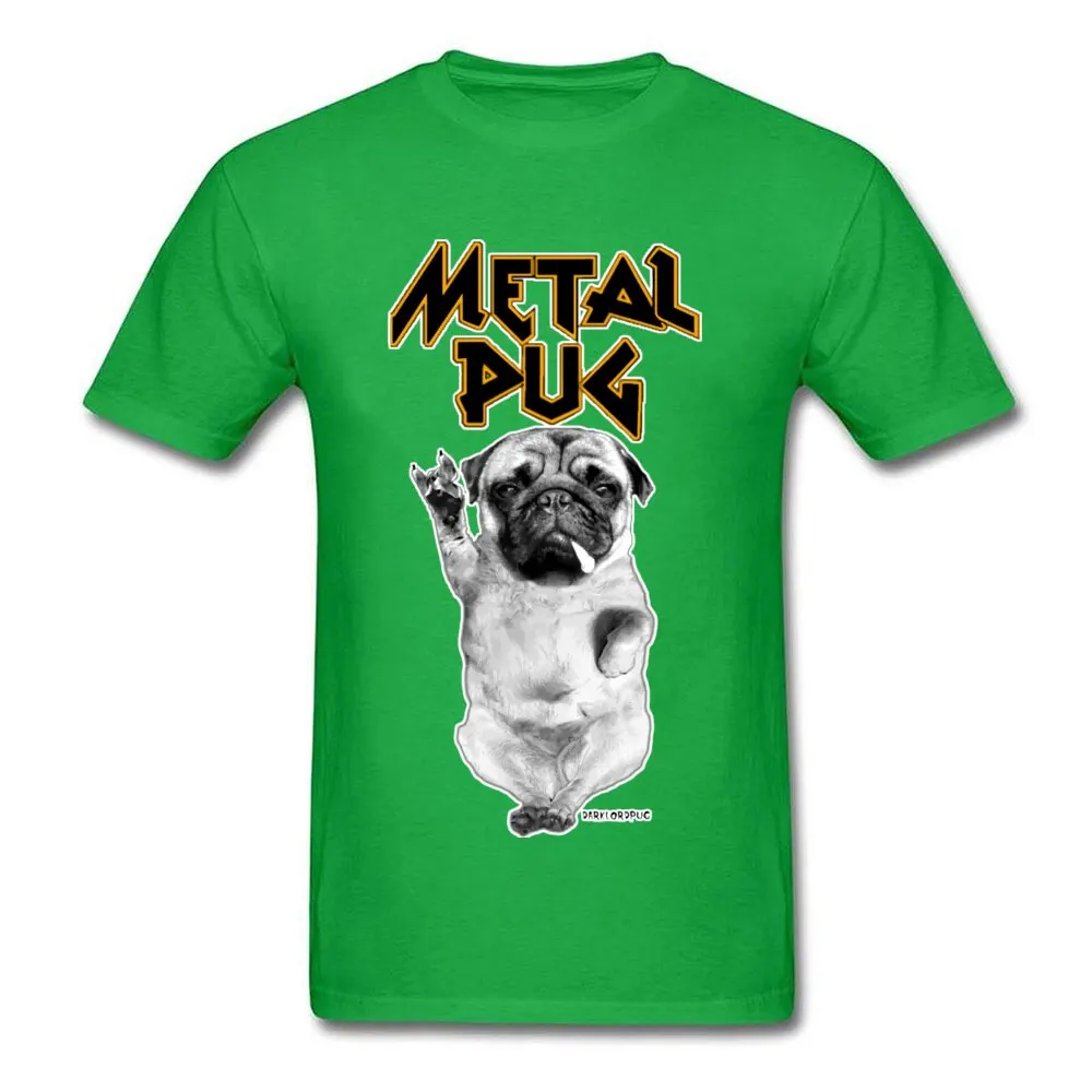 Retro Metal Pug Customized T-shirts Crew Neck Winter Soldier Mens Tops Shirts Short Kanye West Ostern Day Retro Style Mens Tees