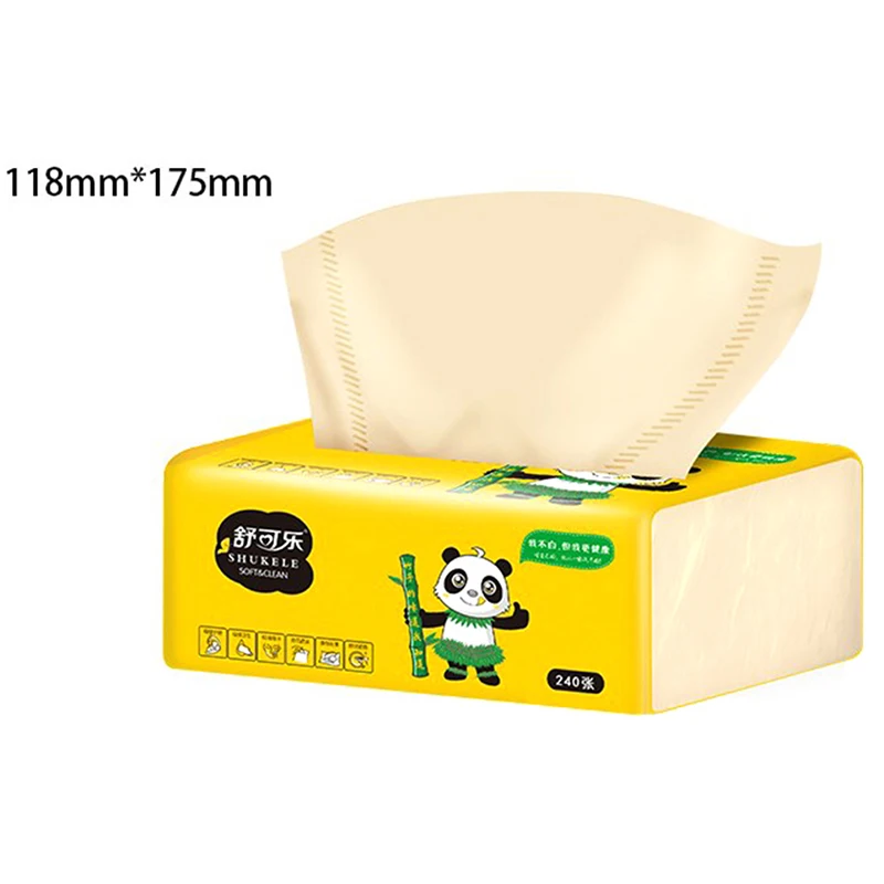 (1 Packs=60pcs) Disposable Nature Bamboo Soft Paper Napkin For Party Supplies Restaurant Table Dinner Paper Tissues