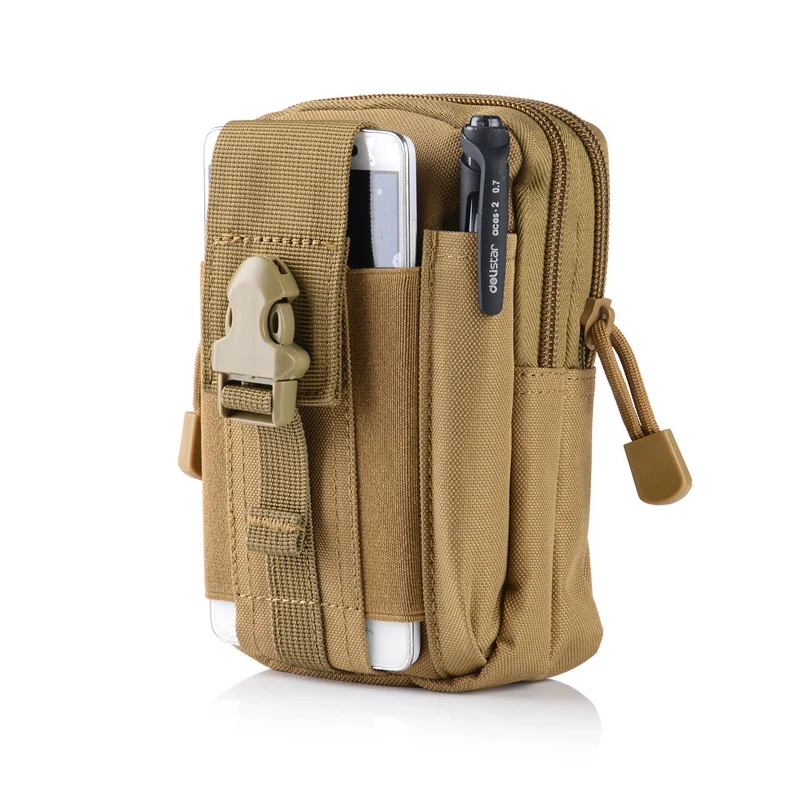 Tactical Bag EDC Molle Bag Camouflage Small Pouch Outdoor Worker Travel Camping Waist Pack