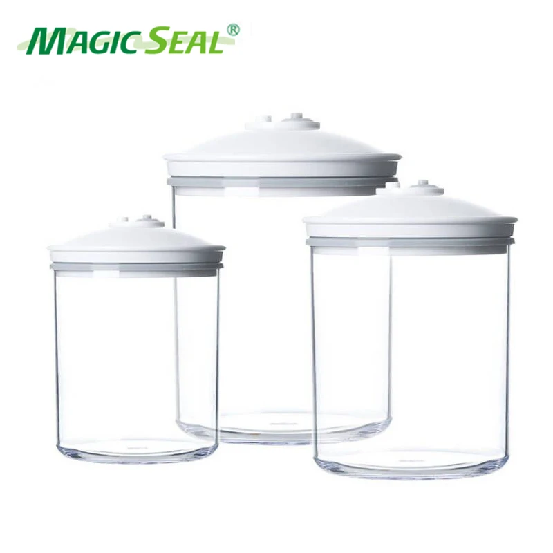 MAGIC SEAL Vacuum Food Sealer Machine Accessories Container Vacuum Packaging Tank Kitchen Food Preservation Box Storage Box