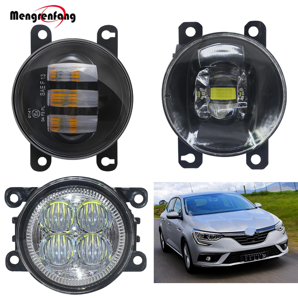 

Car Front Bumper Fog Light Assembly For Renault Megane II III 2002-2015 LED Fog Lamp Daytime Running Light H11 12V High Bright