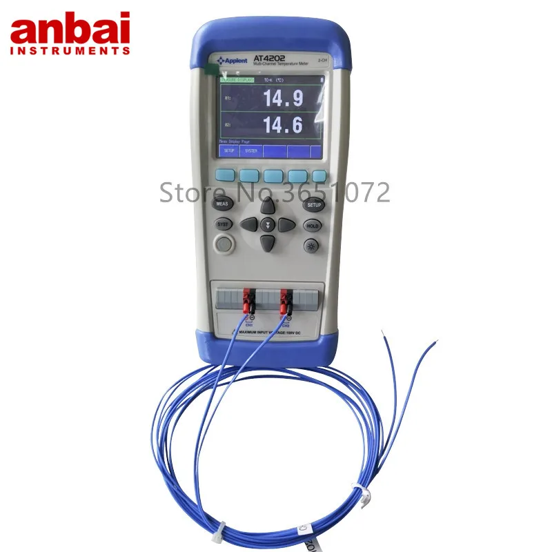 Anbai AT4208/AT4204/AT4202 Multi-kanal Temperatur Datenlogger mit 3,5 Zoll TFT-LCD Display